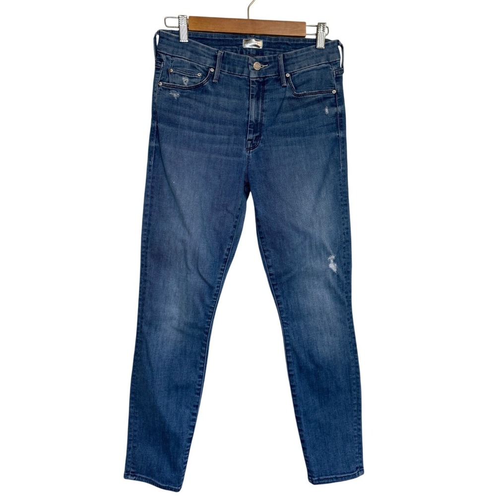 MOTHER Women's Ankle & Cropped Jeans - Blue